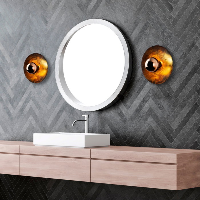 Opviq Kurt - 13350 Aplique de Pared de Cobre